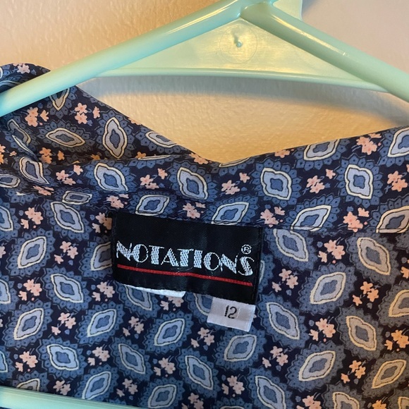 90s paisley print button-down top - Picture 2 of 8